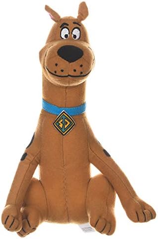 Scooby-doo עבור חיות מחמד Ruh-Roh כלב פריסבי עם חבל | אדום, כחול, צהוב וחום סקובי דו בד פריסבי לכלבים | צעצוע כלבי בד לכל הכלבים | צעצועי